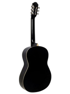 The Onyx Serenade: Midnight Gloss Classical Guitar