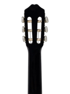 The Onyx Serenade: Midnight Gloss Classical Guitar